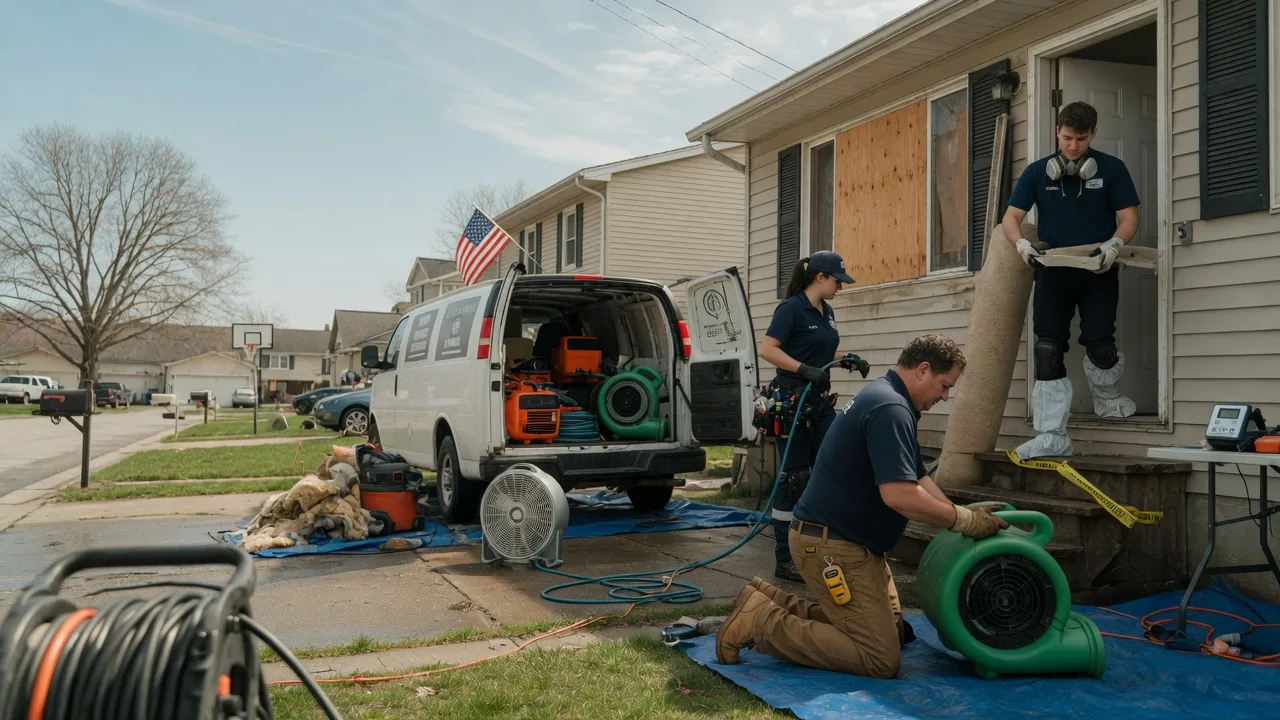Water Damage Restoration in Taylorsville, IN near me